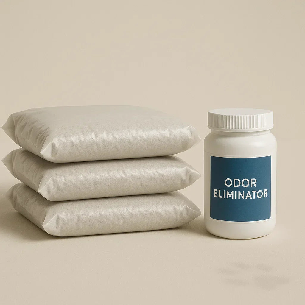 3 Extra Cat Litter Bags & 1 Odor Powder