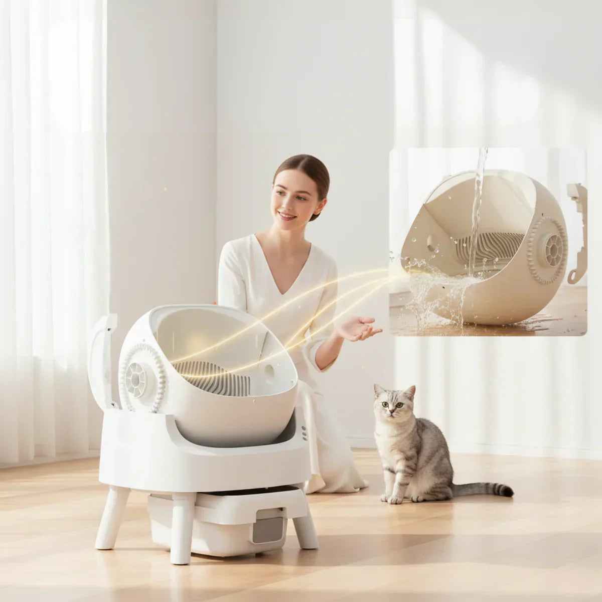 AutoScooper™ 11 Self-Cleaning Smart Cat Litter Box
