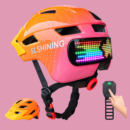 Kids' Safety Helmet (LED Light-Up)