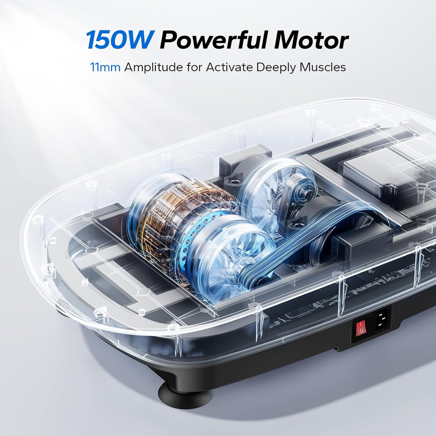 Person using vibration plate